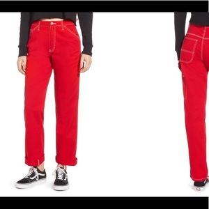 Red Dickies Carpenter Pants